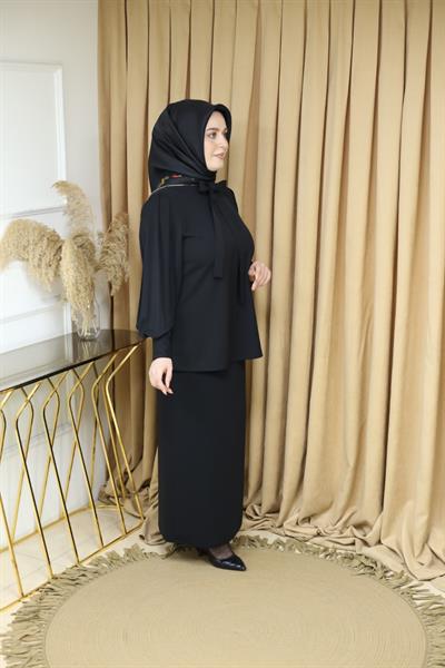 3057 CODE SHOULDER PLEATED SHIRT