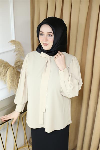 3057 CODE SHOULDER PLEATED SHIRT
