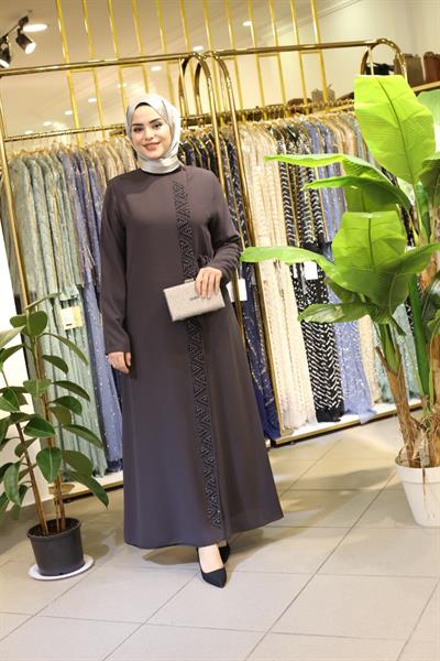 30891 CODE SIDE TIE ABAYA