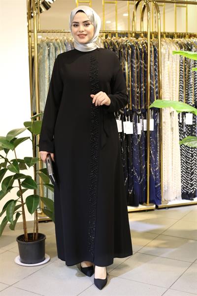 30891 CODE SIDE TIE ABAYA