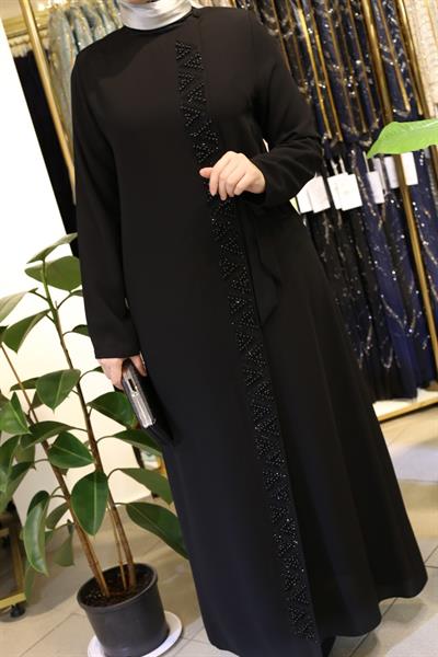 30891 CODE SIDE TIE ABAYA