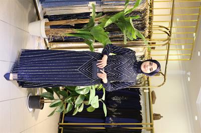 3101 CODE FULL-LENGTH EVENING DRESS WITH STONES