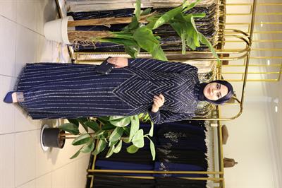 3101 CODE FULL-LENGTH EVENING DRESS WITH STONES