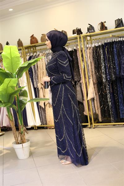 3104 CODE ROBE DU SOIR IMPRIMÉE EN PIERRE