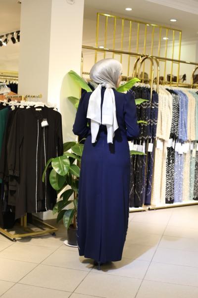 3112 CODE STEIN BEDRUCKTES ABENDKLEID