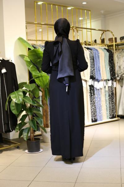 3112 CODE STONE PRINTED EVENING DRESS