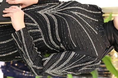 3122 CODE STEIN BESTICKTES ABENDKLEID