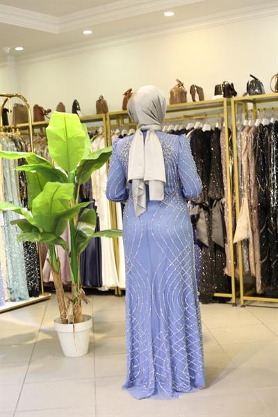 3123 CODE STEIN GEDRUCKT ABENDKLEID