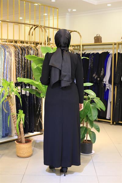 3129 CODE CREPE STONE EVENING DRESS