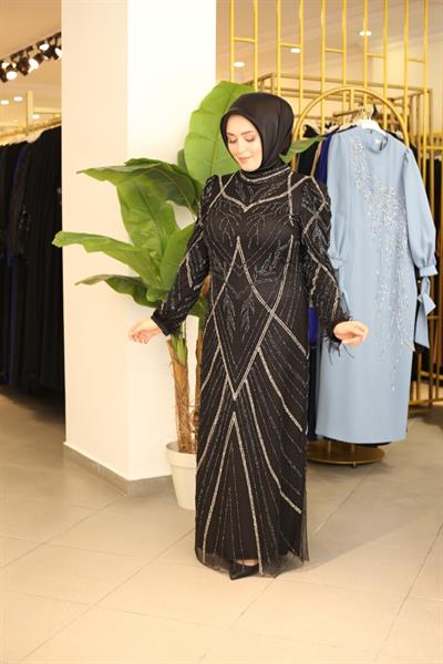 316 KOD ELBİSE SİYAH