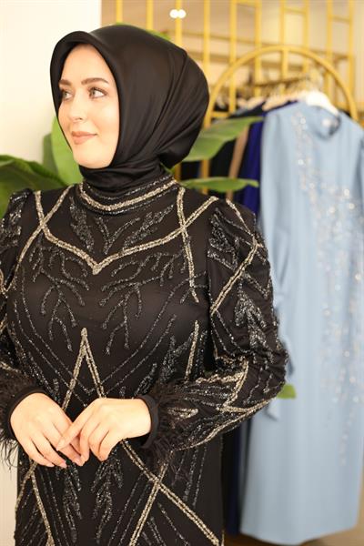 316 KOD ELBİSE SİYAH