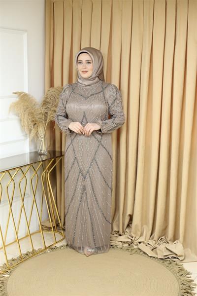 316 KOD ELBİSE VİZON