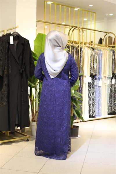 3167 كود 3167 فستان من الريش المخرّم