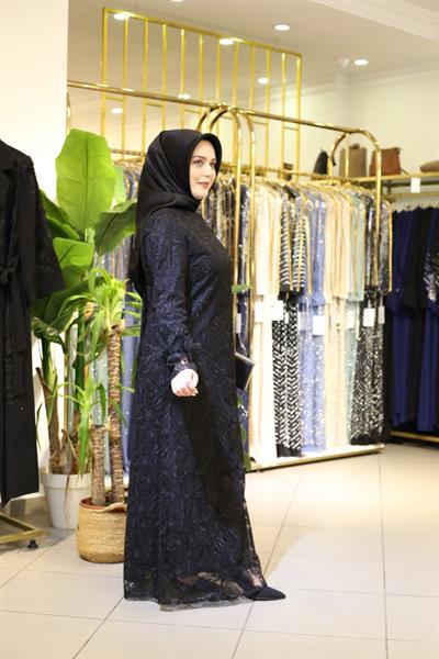 3167 كود 3167 فستان من الريش المخرّم