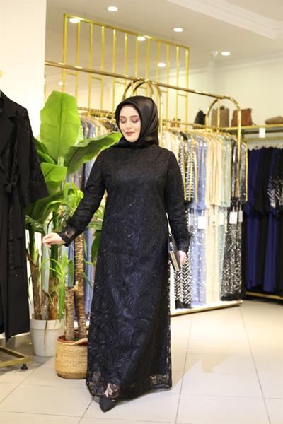 3167 كود 3167 فستان من الريش المخرّم