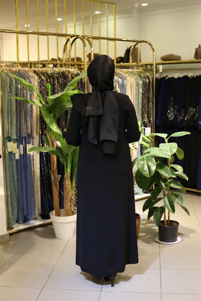 3174 فستان من التول المخطط بكود 3174