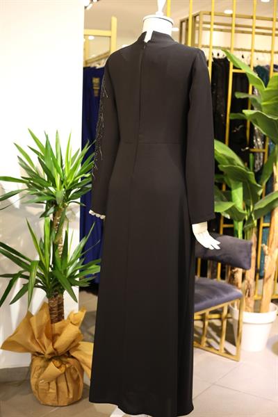 3176 CODE ROBE DRAPÉE AVEC PIERRES