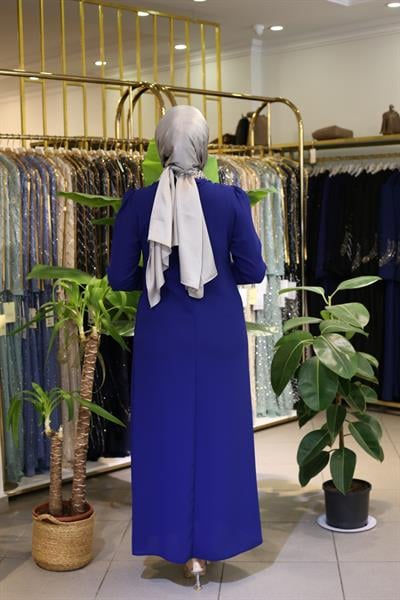 3180 CODE CRYSTAL STONE HIDDEN SLIT DRESS