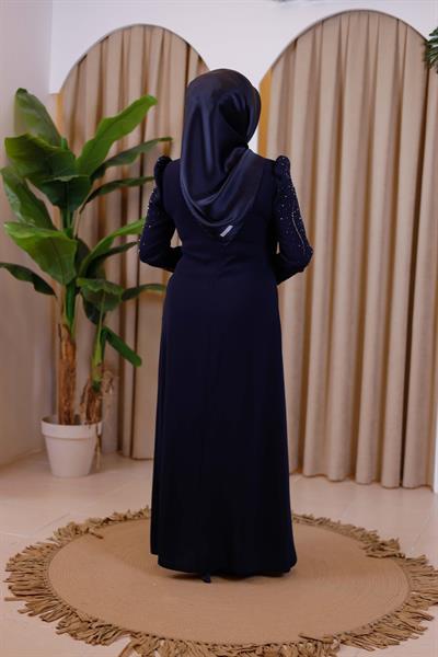 3302 КОДОВОЕ ПЛАТЬЕ С ПОСЫПАННЫМИ КАМНЯМИ