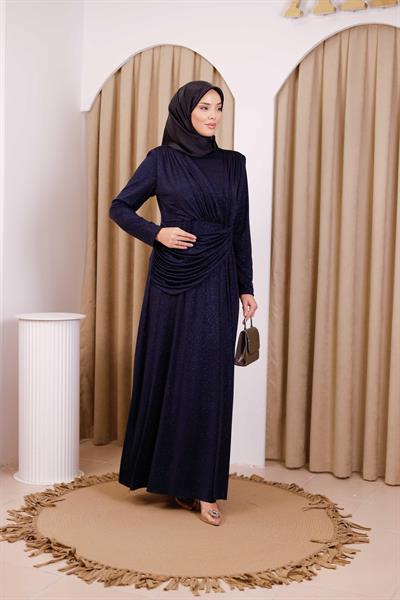 3305 kod kendi̇nden simli̇ drapeli̇ elbi̇se