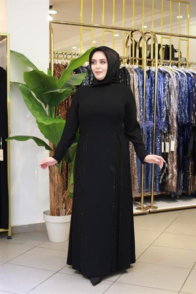 3382 فستان بفتحة أمامية بفتحة أمامية كود 3382