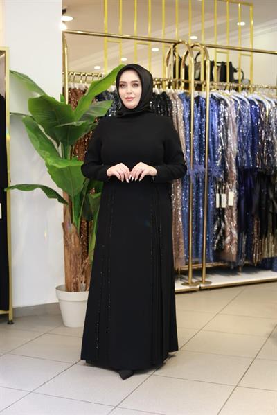 3382 فستان بفتحة أمامية بفتحة أمامية كود 3382