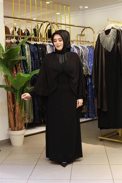 3411 CODE MARTINIA KLEID MIT SCHIFFSUMHANG