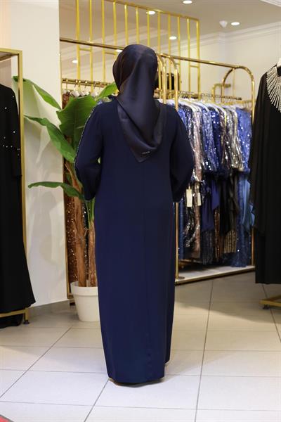 3414 CODE SLEEVES CLUSTER STONE ABAYA