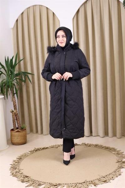 3440 KOD TÜYLÜ KAPİTONE MONT SİYAH