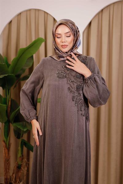 3452 كود كوبرا فستان منقوش بالزهور 3452 كود كوبرا