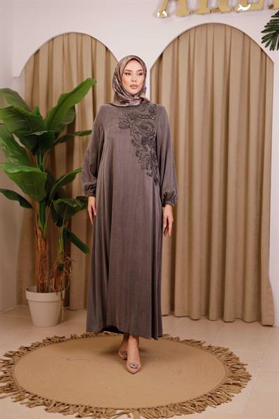 3452 كود كوبرا فستان منقوش بالزهور 3452 كود كوبرا