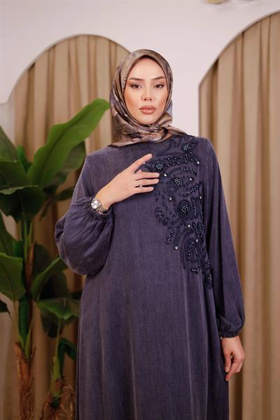 3452 كود كوبرا فستان منقوش بالزهور 3452 كود كوبرا