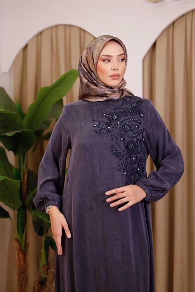 3452 كود كوبرا فستان منقوش بالزهور 3452 كود كوبرا