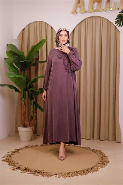 3452 كود كوبرا فستان منقوش بالزهور 3452 كود كوبرا