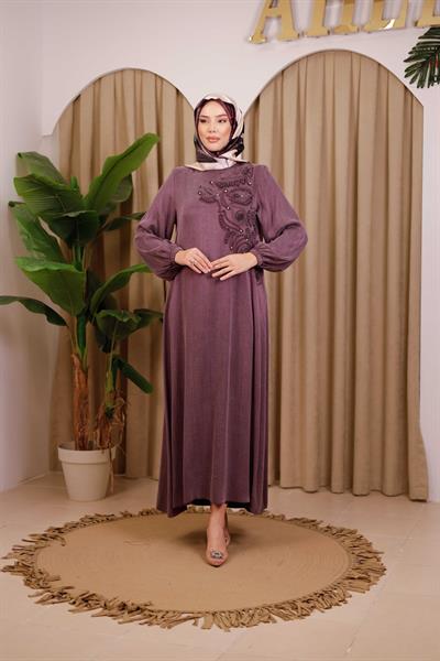 3452 كود كوبرا فستان منقوش بالزهور 3452 كود كوبرا