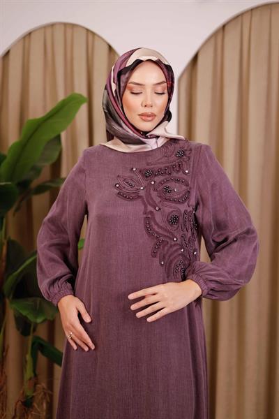 3452 كود كوبرا فستان منقوش بالزهور 3452 كود كوبرا