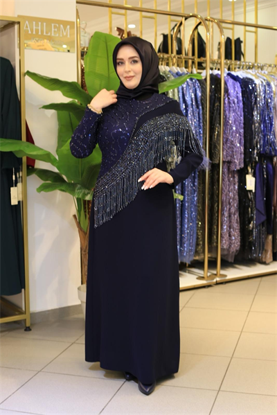 3491 CODE SELF-STICKING STAMP PATTERNED CLUSTER STONE DRESS