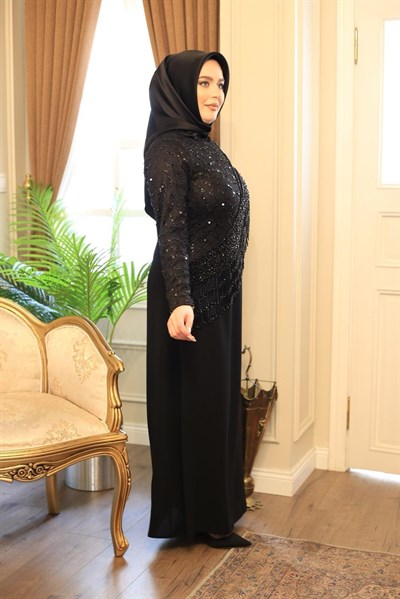 3491 CODE SELF-STICKING STAMP PATTERNED CLUSTER STONE DRESS