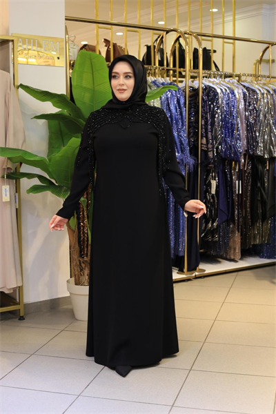 3514 فستان كريب من مجموعة كود كلستر