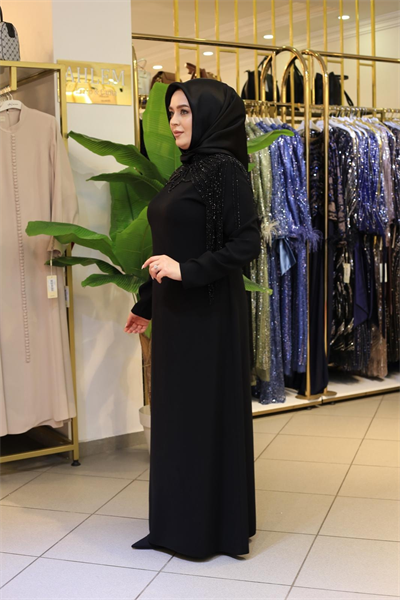 3514 فستان كريب من مجموعة كود كلستر