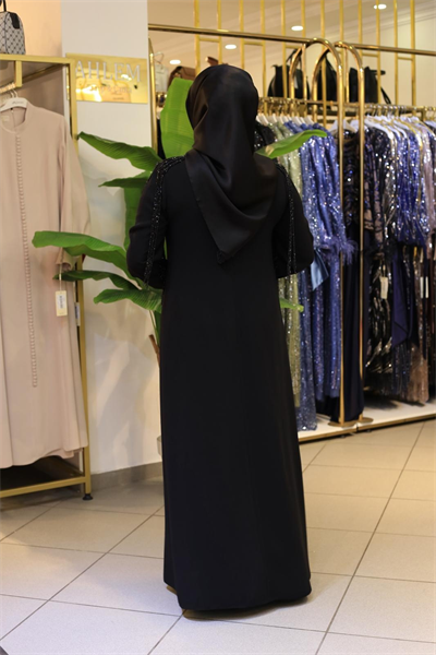 3514 فستان كريب من مجموعة كود كلستر