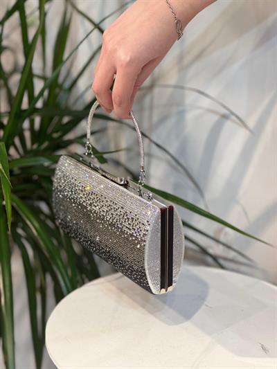 352 CODE AHLEM FRAUEN ABENDKLEID PORTFOLIO TASCHE MIT STEINEN