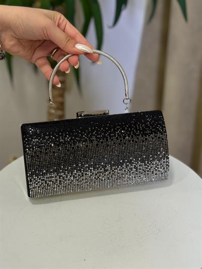 352 CODE AHLEM FRAUEN ABENDKLEID PORTFOLIO TASCHE MIT STEINEN