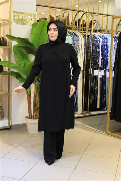 3570 KOD DÜĞME DETAYLI PANTOLONLU TAKIM