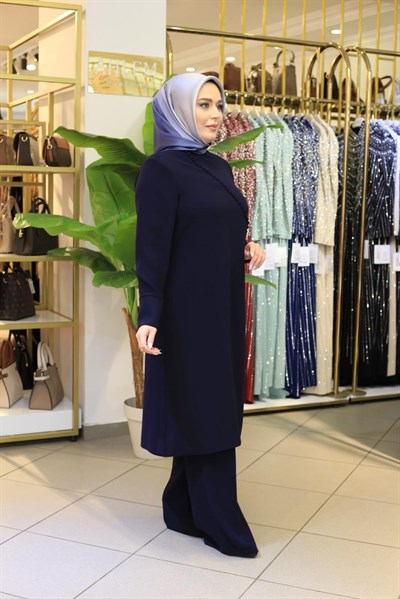 3570 KOD DÜĞME DETAYLI PANTOLONLU TAKIM