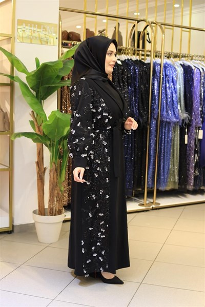 3625 CODE BUTTERFLY ABAYA SET