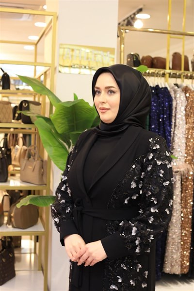 3625 CODE BUTTERFLY ABAYA SET