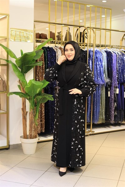 3625 CODE BUTTERFLY ABAYA SET