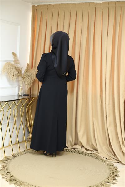 3755 KOD ELBİSE SİYAH