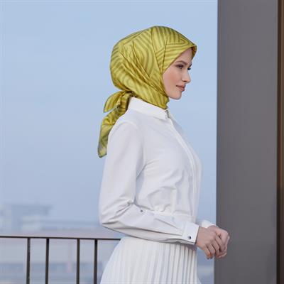 4010/35 CODE BELLİ TWİL İPEK EŞARP